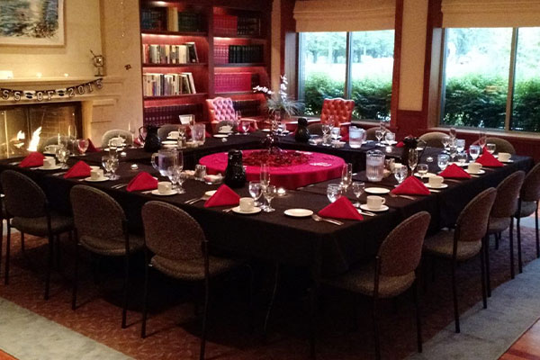 Dinner set up